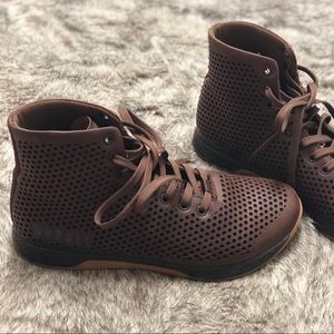 Brown Leather No Bull Trainers